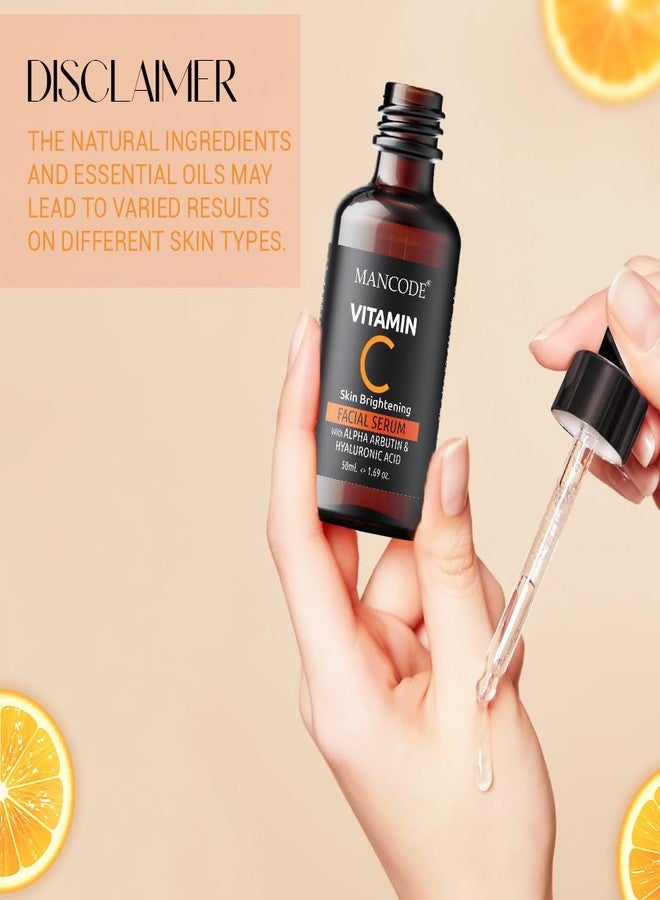 MAN CODE Vitamin C Facial Serum For Anti Aging And Wrinkle Remover With Vitamin E & Hyaluronic Acid (50 Ml) - Image 5